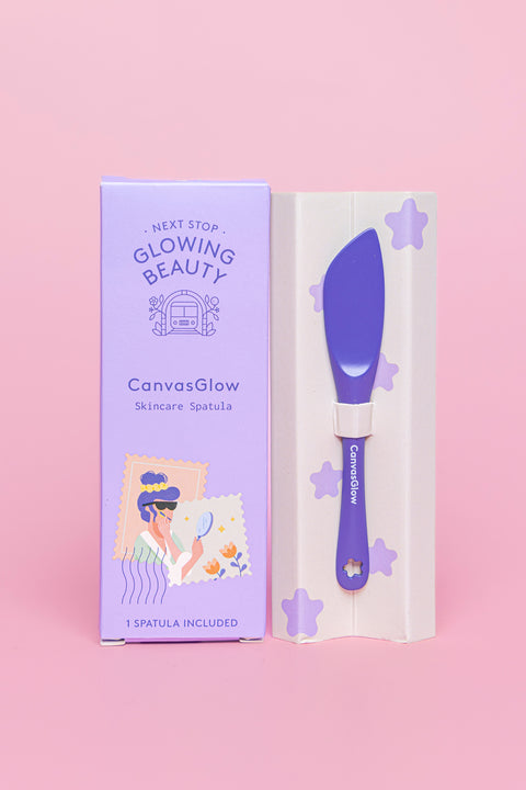 Protect your products from growing bacteria with the Canvas Glow Skincare Spatula. 